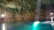 Cenote Aqua Dulce Shafts of light